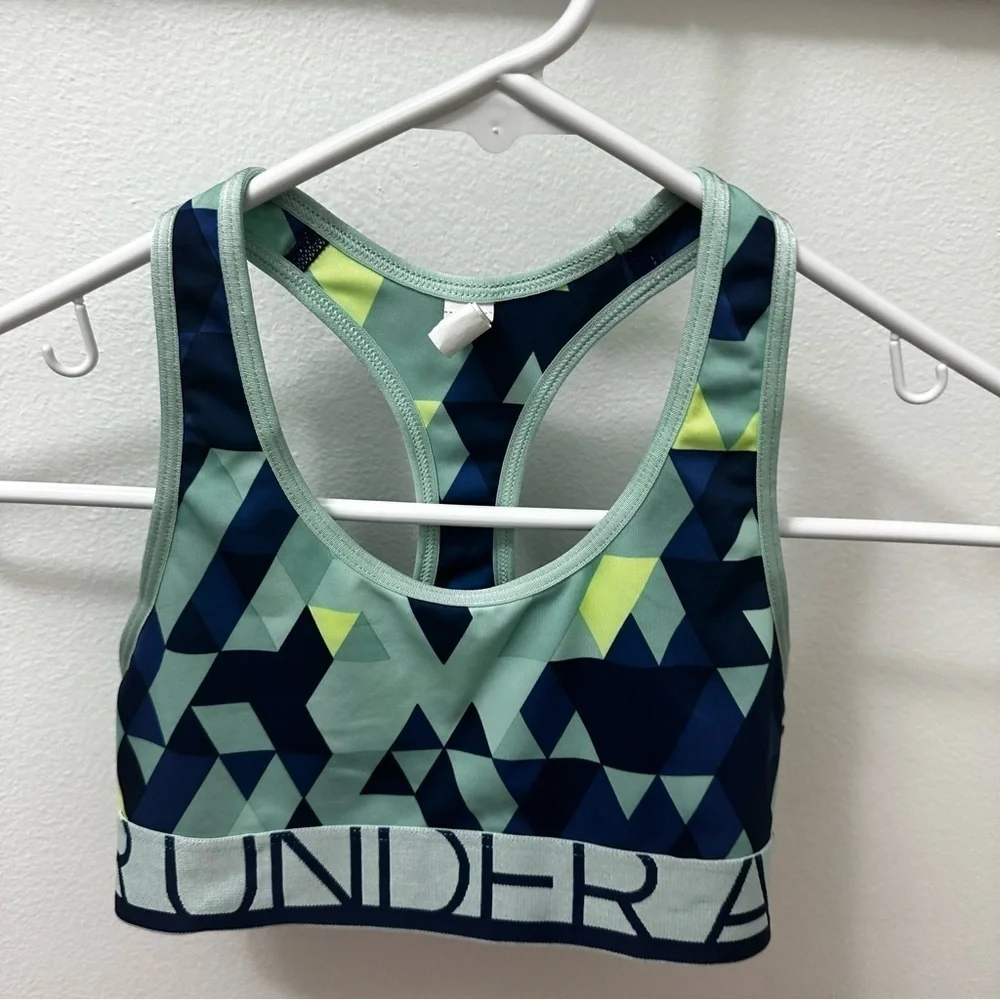 Under Armour kids Armour Mid Crossback Printed Sports Bra